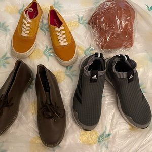 Boys shoes (3 shoes) & 1 boys cap